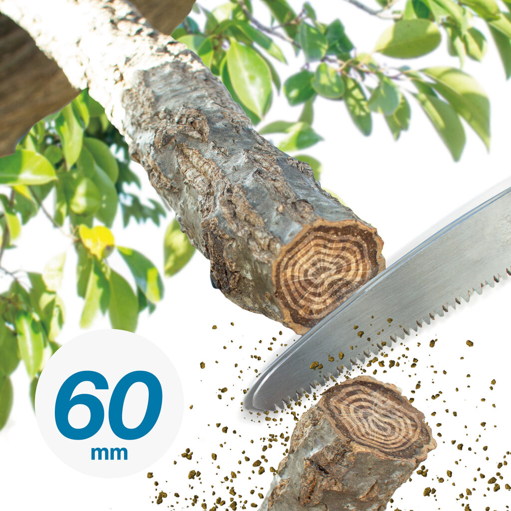 Musashi WE-707 medžio mazgų pjovimo įtaisas, skirtas medžių mazgams šalinti ir medienai pjauti, japoniškas plienas, akumuliatorinis ravėtuvas WE-750 цена и информация | Sodo įrankiai | pigu.lt