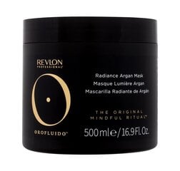 Plaukų kaukė Restorative Hair Mask Revlon Orofluido, 500 ml kaina ir informacija | Priemonės plaukų stiprinimui | pigu.lt