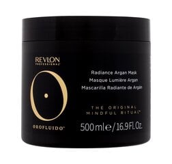 Plaukų kaukė Restorative Hair Mask Revlon Orofluido, 500 ml kaina ir informacija | Priemonės plaukų stiprinimui | pigu.lt