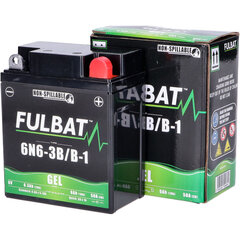 Akumuliatorius Fulbat 6N6-3B/B1, 6.3 Ah 50 A EN 6V kaina ir informacija | Moto akumuliatoriai | pigu.lt