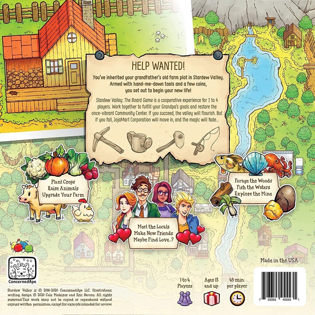 Stalo žaidimas Stardew Valley: The Board Game, ENG kaina ir informacija | Stalo žaidimai, galvosūkiai | pigu.lt