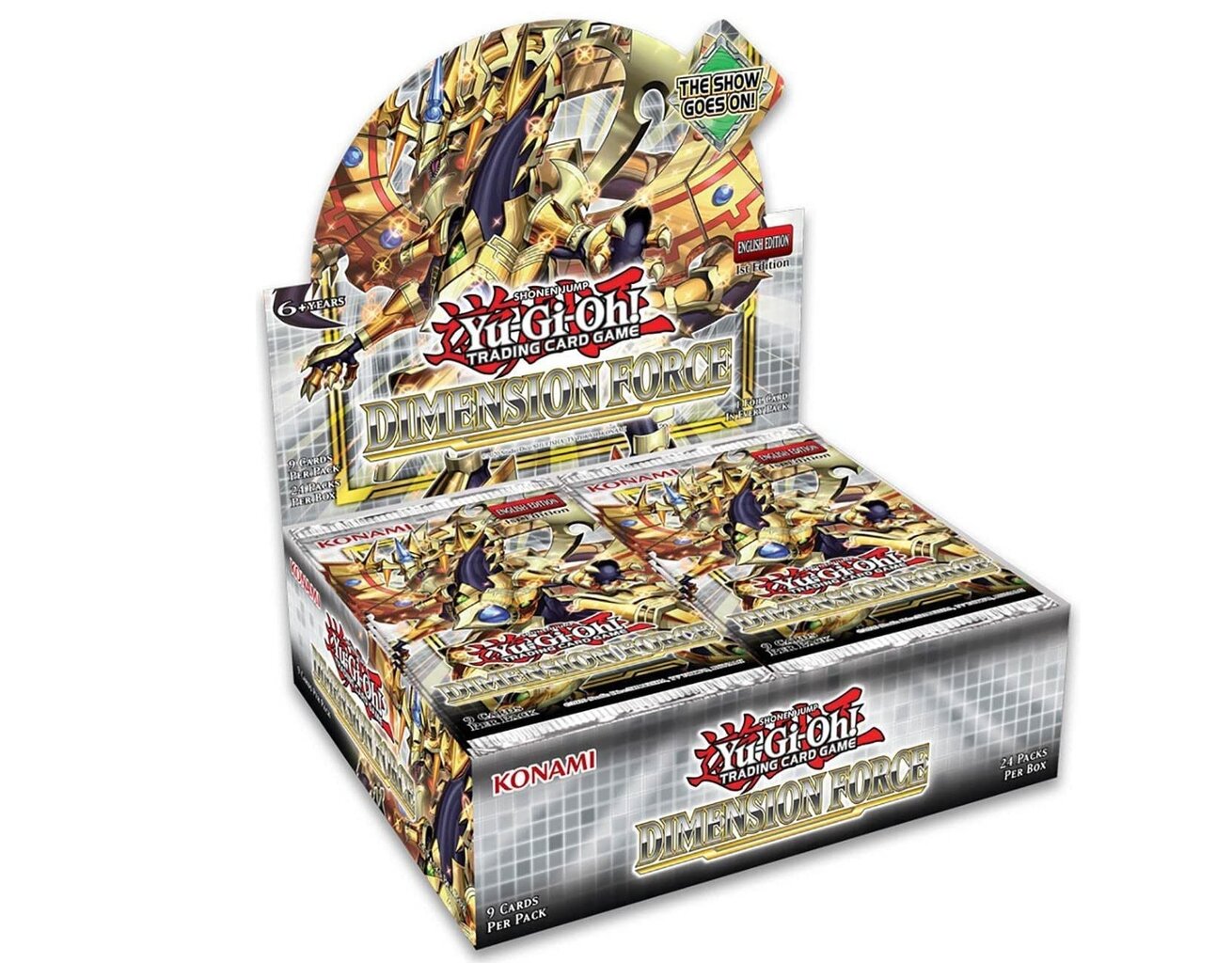 Kortos Konami Yu-Gi-Oh! TCG Dimension Force Booster Display, EN цена и информация | Stalo žaidimai, galvosūkiai | pigu.lt