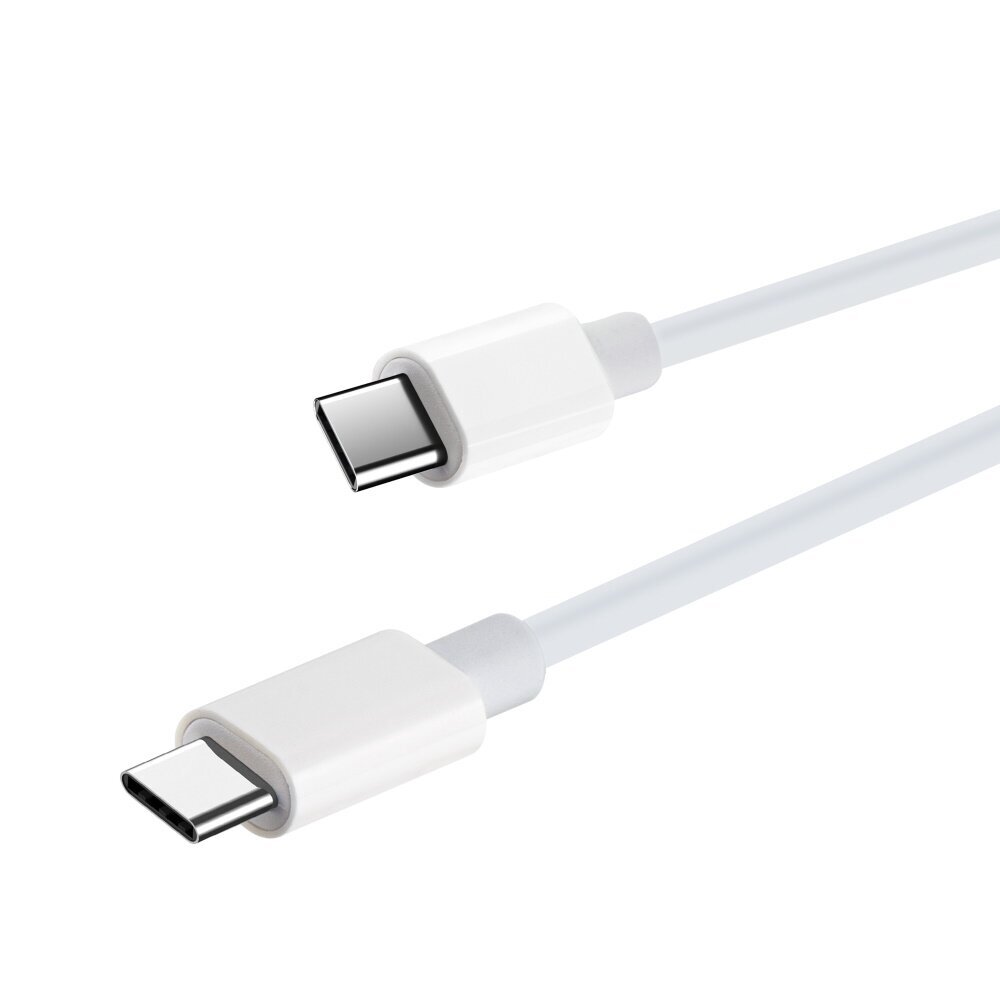 Maxlife MXUC-05 cable USB-C - USB-C 1,0 m 20W white цена и информация | Laidai telefonams | pigu.lt