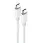 Maxlife MXUC-05 cable USB-C - USB-C 1,0 m 20W white цена и информация | Laidai telefonams | pigu.lt