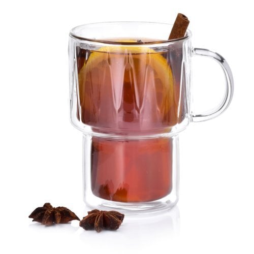 Duka kavos ir arbatos stiklinių rinkinys Astrid, 2 dalių цена и информация | Taurės, puodeliai, ąsočiai | pigu.lt