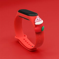 Hurtel Strap Xmas Wristband Red kaina ir informacija | Išmaniųjų laikrodžių ir apyrankių priedai | pigu.lt