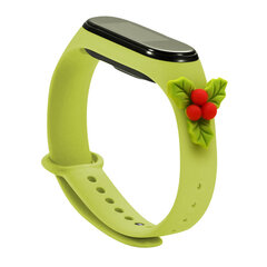 Hurtel Strap Xmas Wristband Yellow kaina ir informacija | Išmaniųjų laikrodžių ir apyrankių priedai | pigu.lt