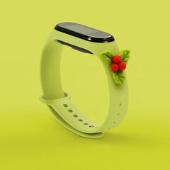 Hurtel Strap Xmas Wristband Yellow kaina ir informacija | Išmaniųjų laikrodžių ir apyrankių priedai | pigu.lt
