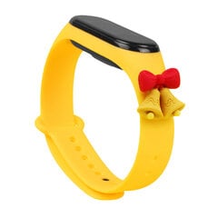 Hurtel Strap Xmas Wristband Yellow kaina ir informacija | Išmaniųjų laikrodžių ir apyrankių priedai | pigu.lt