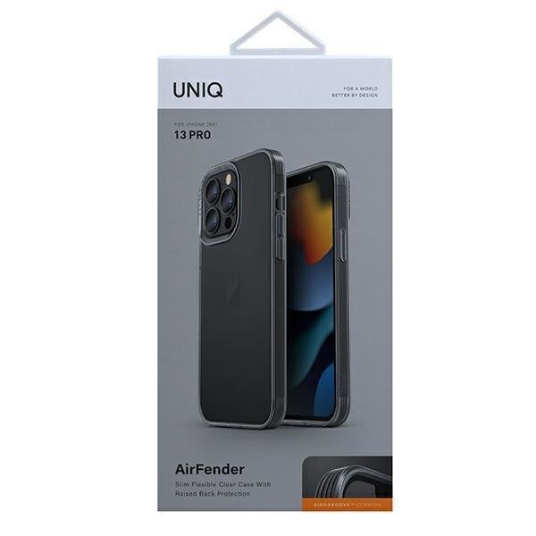 PanzerGlass Uniq Air Fender Apple iPhone 13 Pro smoked grey kaina ir informacija | Telefono dėklai | pigu.lt