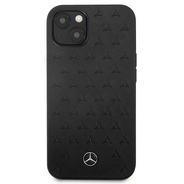 Mercedes MEHCP13SPSQBK iPhone 13 mini 5,4 &quot;black Leather Stars kaina ir informacija | Telefono dėklai | pigu.lt