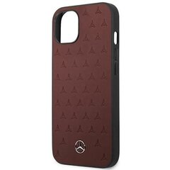 Mercedes MEHCP13SPSQRE iPhone 13 mini 5,4 &quot;red Leather Stars kaina ir informacija | Telefono dėklai | pigu.lt