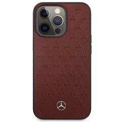 Mercedes MEHCP13XPSQRE iPhone 13 Pro Max 6.7 "red Leather Stars цена и информация | Чехлы для телефонов | pigu.lt