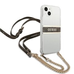 Guess GUHCP13SKC4GBGO, skirtas iPhone 13 mini, skaidrus kaina ir informacija | Telefono dėklai | pigu.lt