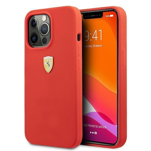 Ferrari FESSIHCP13LRE iPhone 13 Pro / 13 6.1 &quot;red Silicone kaina ir informacija | Telefono dėklai | pigu.lt