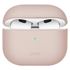 UNIQ etui Lino AirPods 3 gen Silicone błękitny|arctic blue UNIQ-AIRPODS(2021)-LINOABLU цена и информация | Аксессуары для наушников | pigu.lt