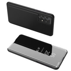 Hurtel Clear View Case skirtas Samsung Galaxy A73, juodas kaina ir informacija | Telefono dėklai | pigu.lt