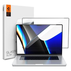 Spigen Glass TR Slim, MacBook Pro 16" kaina ir informacija | Kompiuterių aušinimo ir kiti priedai | pigu.lt