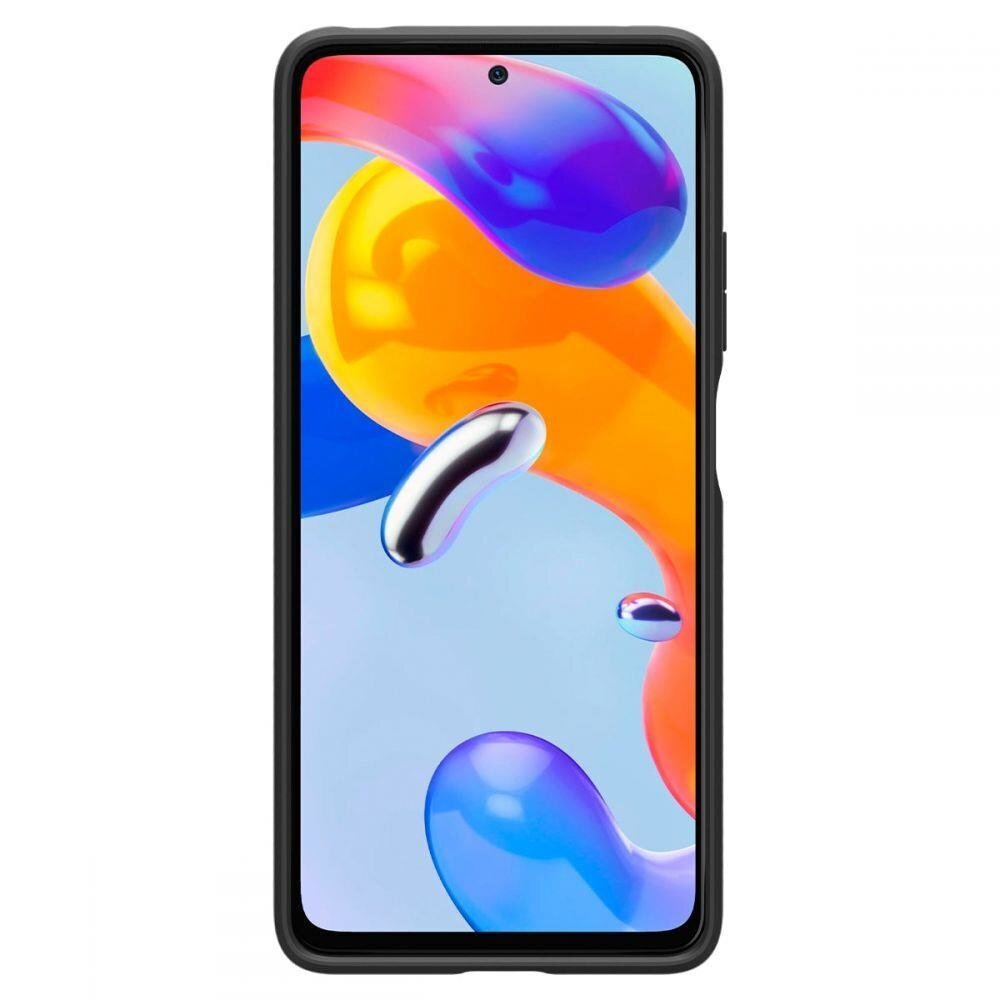 Spigen Liquid Air Xiaomi Redmi Note 11 Pro / 11 Pro 5G Black kaina ir informacija | Telefono dėklai | pigu.lt