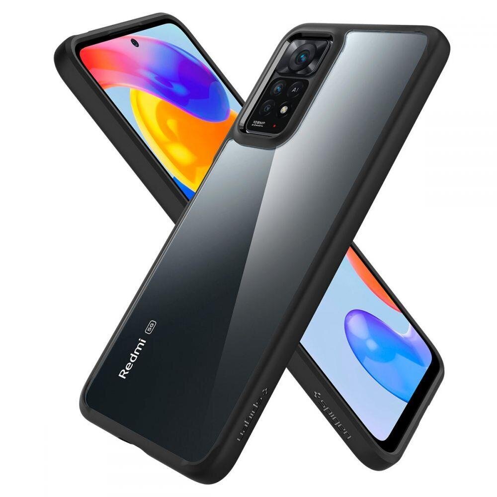 Spigen Ultra Hybrid Xiaomi REDMI NOTE 11 Pro / 11 Pro 5G Black kaina ir informacija | Telefono dėklai | pigu.lt