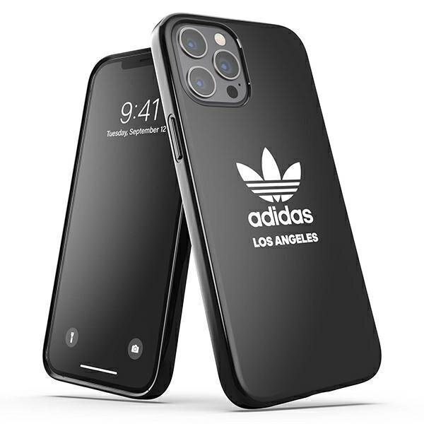 Adidas OR SnapCase Los Angeles skirtas iPhone 12 Pro Max 43884, juodas kaina ir informacija | Telefono dėklai | pigu.lt