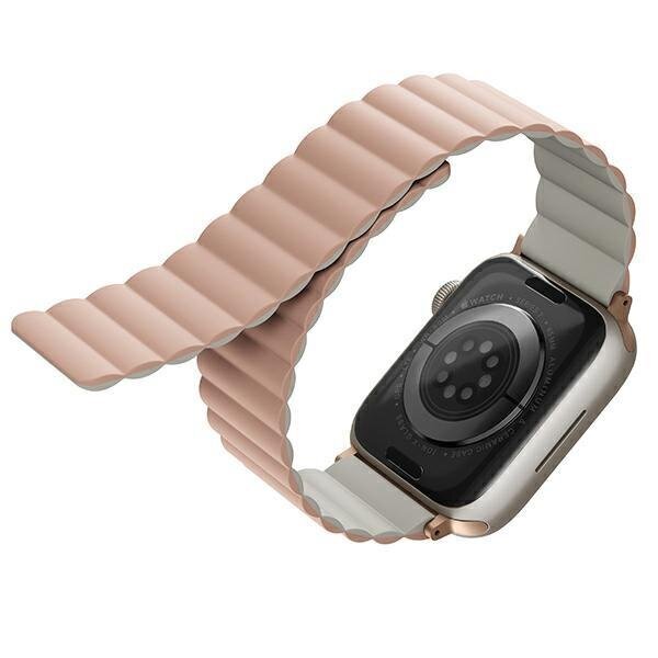Uniq Revix Pink Beige kaina ir informacija | Išmaniųjų laikrodžių ir apyrankių priedai | pigu.lt