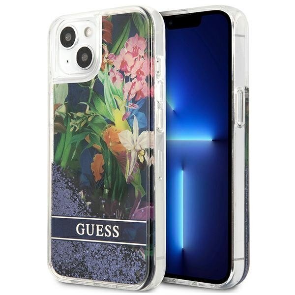 Guess GUHCP13MLFLSB skirtas iPhone 13 6,1", žalias kaina ir informacija | Telefono dėklai | pigu.lt