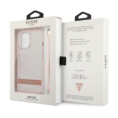 Guess GUHCP13LHTSGSP skirtas Apple iPhone 13 Pro / 13 6.1", rožinis kaina ir informacija | Telefono dėklai | pigu.lt