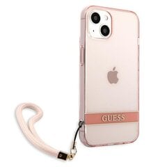 Guess GUHCP13SHTSGSP, skirtas iPhone 13 mini, rožinis kaina ir informacija | Telefono dėklai | pigu.lt