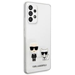 Karl Lagerfeld KLHCA53CKTR, skirtas Samsung A53 5G A536, skaidrus kaina ir informacija | Telefono dėklai | pigu.lt