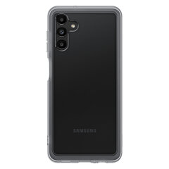 Samsung Прочный чехол Soft Clear Cover с гелевой рамкой и уплотненной тыльной стороной Samsung Galaxy A13 5G Черный (EF-QA136TBEGWW) цена и информация | Чехлы для телефонов | pigu.lt