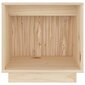 vidaXL Naktinė spintelė, 40x30x40cm, pušies medienos masyvas kaina ir informacija | Spintelės prie lovos | pigu.lt