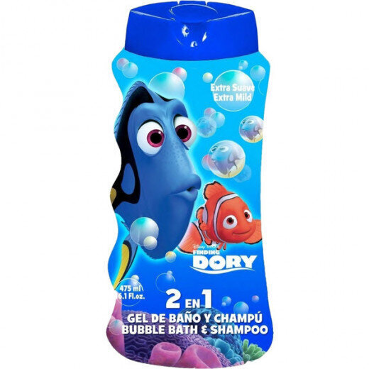 Šampūnas ir vonios putos vaikams „Disney Finding Dory 2 in 1", 475 ml kaina ir informacija | Kosmetika vaikams ir mamoms | pigu.lt