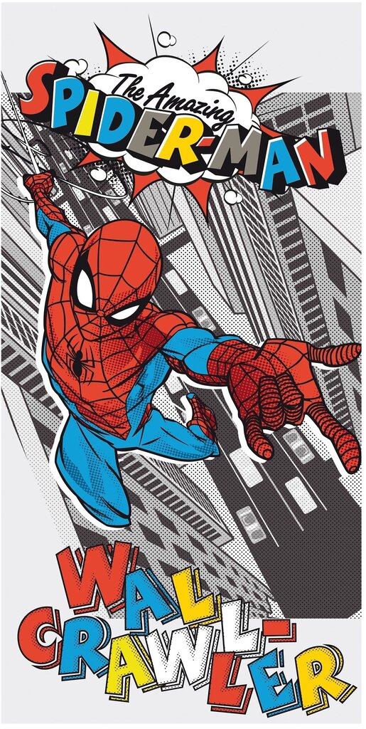 Rankšluostis Spiderman, 70x140 cm kaina ir informacija | Rankšluosčiai | pigu.lt