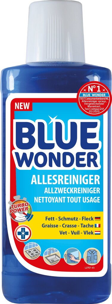 Blue Wonder stiprus universalus valiklis - koncentratas (750 ml) цена и информация | Valikliai | pigu.lt