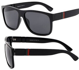 Мужские солнцезащитные очки V87BL, черные цена и информация | Легкие и мощные прозрачные защитные очки для велосипедов | pigu.lt