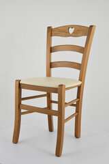 Kėdė Cuore, 4 vnt, rudos kaina ir informacija | Virtuvės ir valgomojo kėdės | pigu.lt