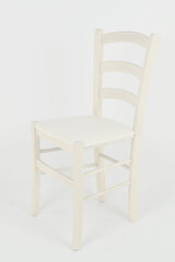 Tommychairs - набор из 2 стульев VENICE из бука в белый анилин, сиденье из ткани слоновой кости цена и информация | Стулья для кухни и столовой | pigu.lt