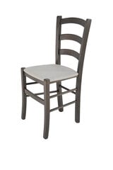 Tommychairs - стул VENICE из бука в темно-серый и сиденье в жемчужно-серый ткань цена и информация | Стулья для кухни и столовой | pigu.lt