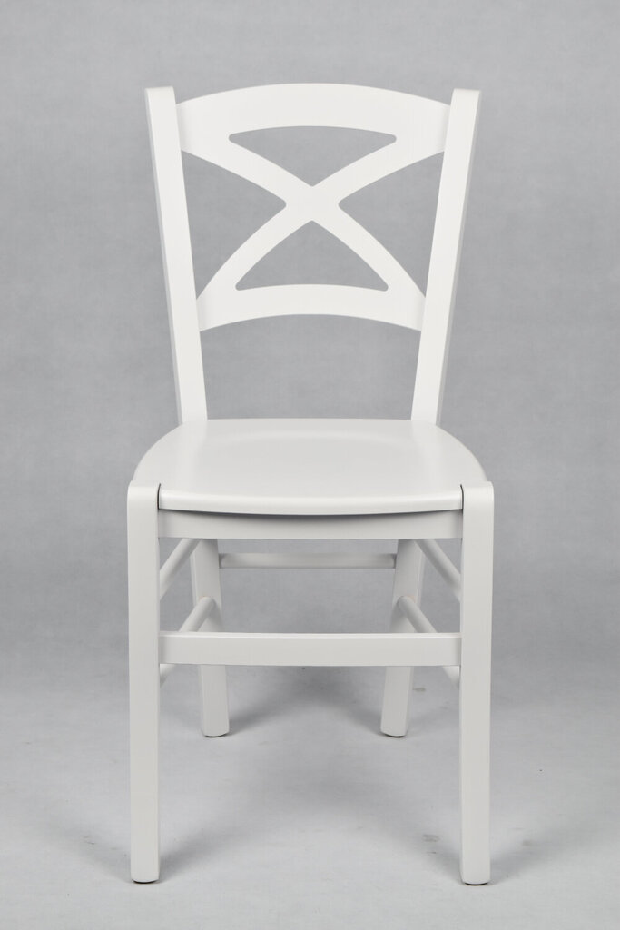 Kėdė Cross, 4 vnt, baltos kaina ir informacija | Virtuvės ir valgomojo kėdės | pigu.lt