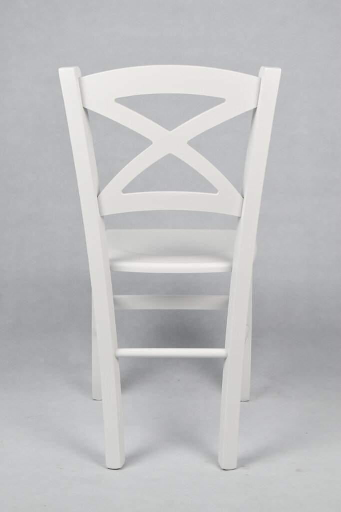 Kėdė Cross, 4 vnt, baltos kaina ir informacija | Virtuvės ir valgomojo kėdės | pigu.lt