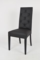 Kėdė Chantal, 4 vnt, juodos kaina ir informacija | Virtuvės ir valgomojo kėdės | pigu.lt