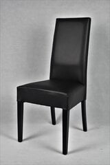 набор из 2 стульев Luisa для кухни, бара и столовой, бука, искусственная кожа, черный цена и информация | Стулья для кухни и столовой | pigu.lt