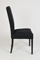 Kėdė Chiara, 2 vnt, juodos kaina ir informacija | Virtuvės ir valgomojo kėdės | pigu.lt