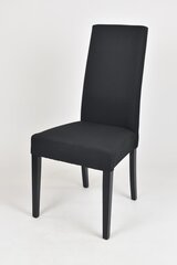 набор из 2 стульев Chiara для кухни, бара и столовой, бука, ткань, черный цена и информация | Стулья для кухни и столовой | pigu.lt