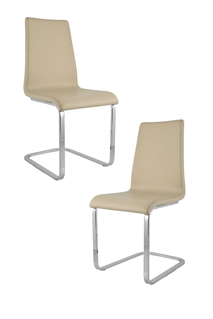 Kėdė Berlin, 2 vnt, rudos kaina ir informacija | Virtuvės ir valgomojo kėdės | pigu.lt