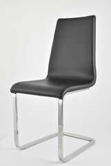 Стул BERLIN консольный стиль, хромированная сталь, сиденье из искусственной кожи цвета мока цена и информация | Стулья для кухни и столовой | pigu.lt