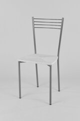 Набор из 4 стульев Elena из стали, окрашенной алюминием и сидений из соломы цена и информация | Стулья для кухни и столовой | pigu.lt