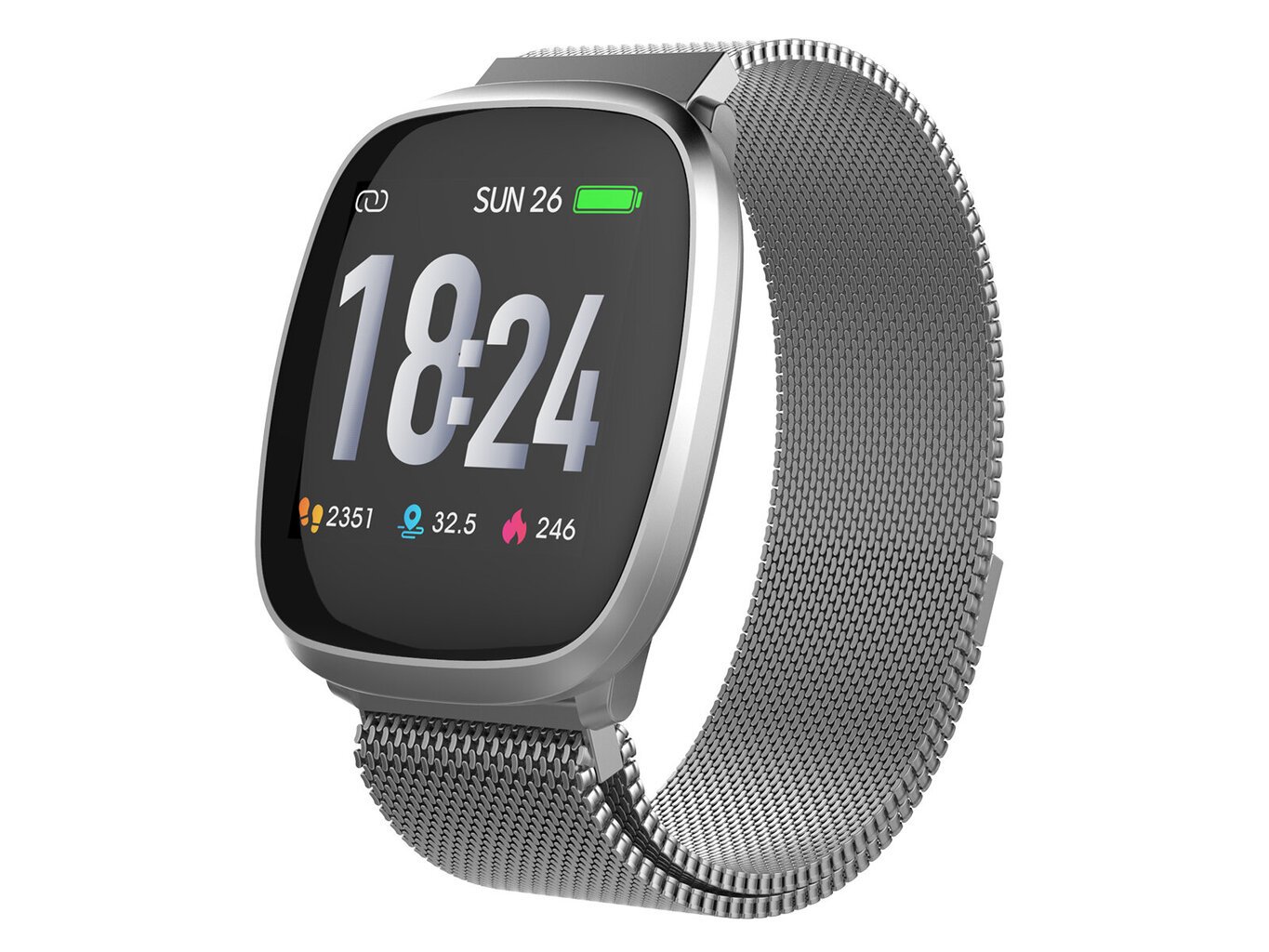 Trevi T-Fit 260 HB Silver kaina ir informacija | Išmanieji laikrodžiai (smartwatch) | pigu.lt