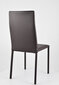 Kėdė Julia, 2 vnt, juodos цена и информация | Virtuvės ir valgomojo kėdės | pigu.lt